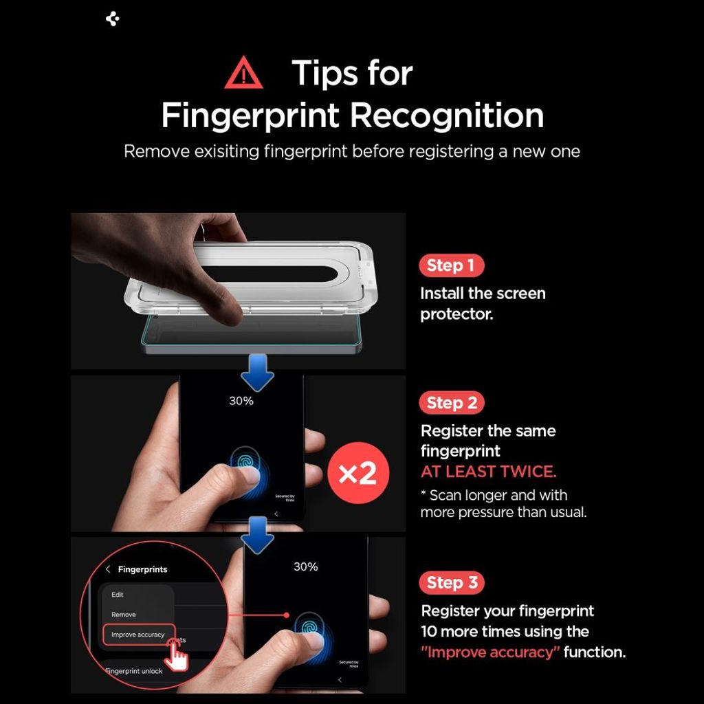 Spigen Glas.tR EZ Fit Pro Anti-reflection Skärmskydd 2-pack Samsung Galaxy S26