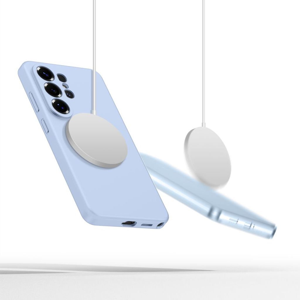 Tech-Protect Silicone MagSafe Skal till Samsung Galaxy S26 Ultra - Blå
