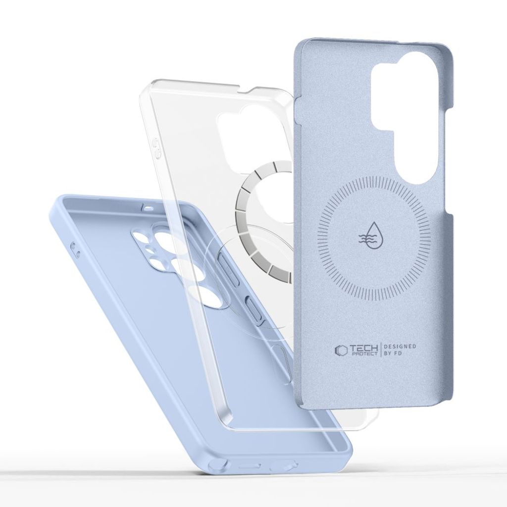 Tech-Protect Silicone MagSafe Skal till Samsung Galaxy S26 Ultra - Blå