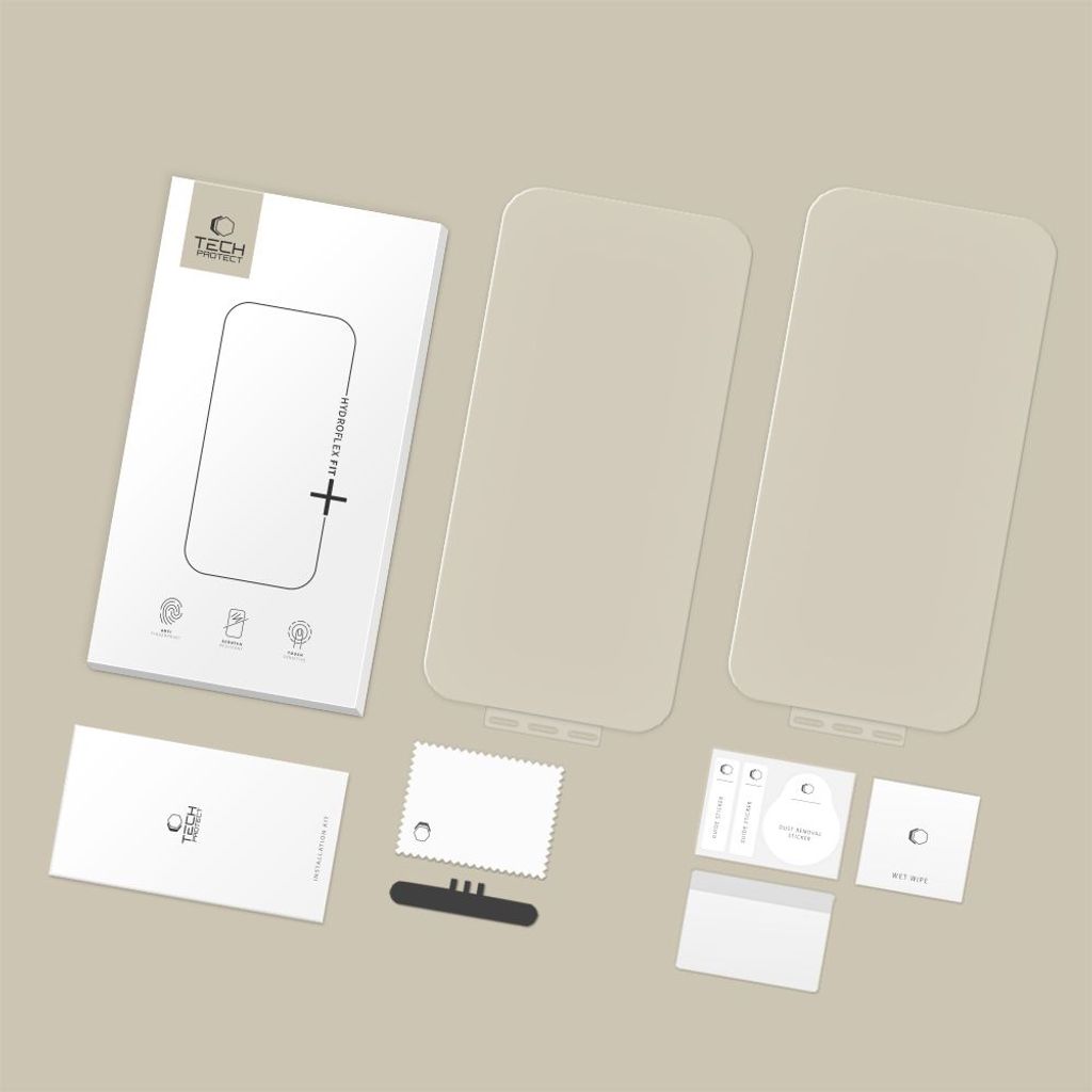 Tech-Protect Hydro flex+ Skærmbeskyttelse 2-Pak till Motorola Edge 70 Fusion/70 Fusion Plus 5G