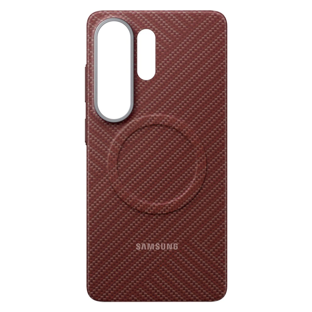 Samsung Carbon MagSafe Skal till Samsung Galaxy S26 Ultra - Röd