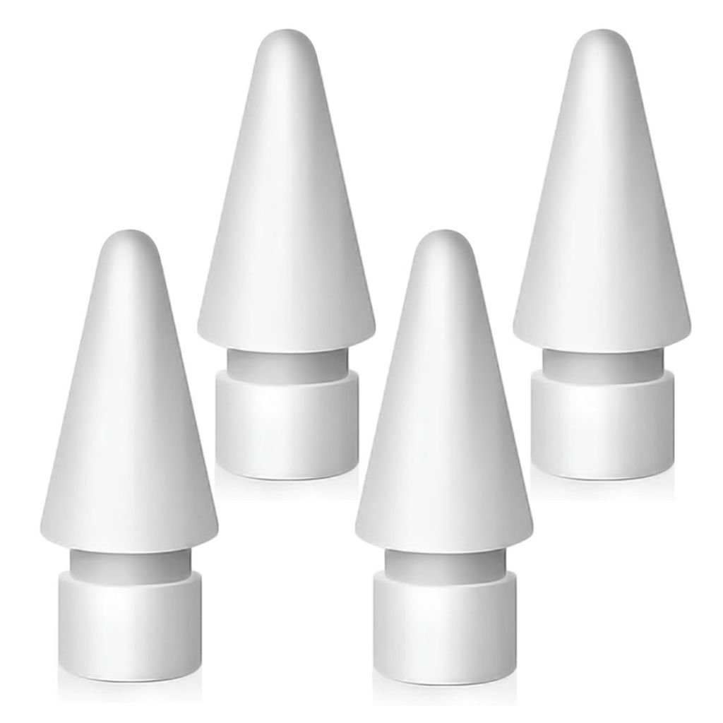 Tech-Protect stylus-tips til Apple Pencil, 4-pak – hvid