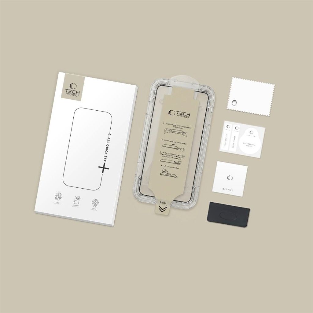 Tech-Protect Quick Set AR+ -näytönsuoja Samsung Galaxy S26 Plus:lle