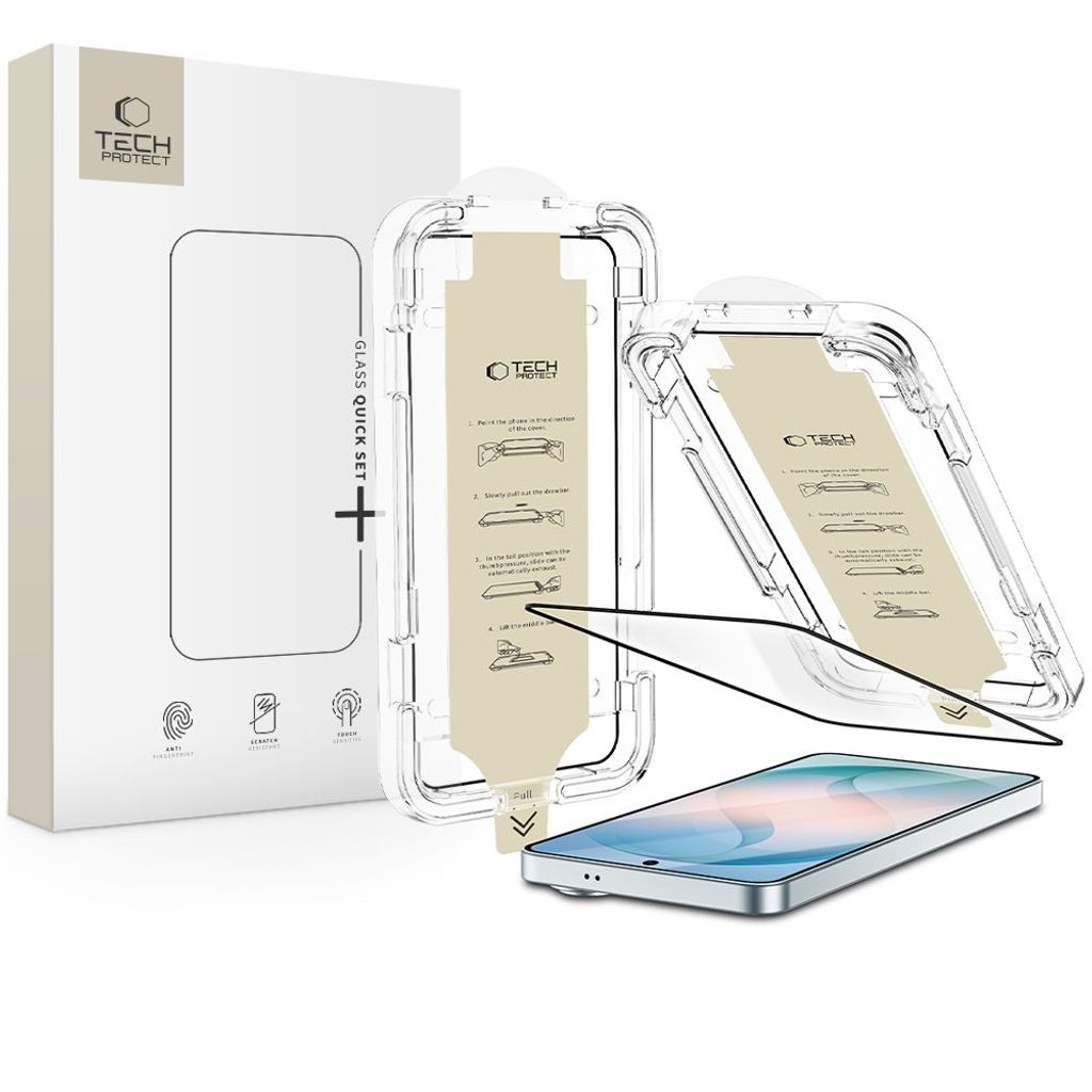 Tech-Protect Quick Set AR+ -näytönsuoja Samsung Galaxy S26 Plus:lle