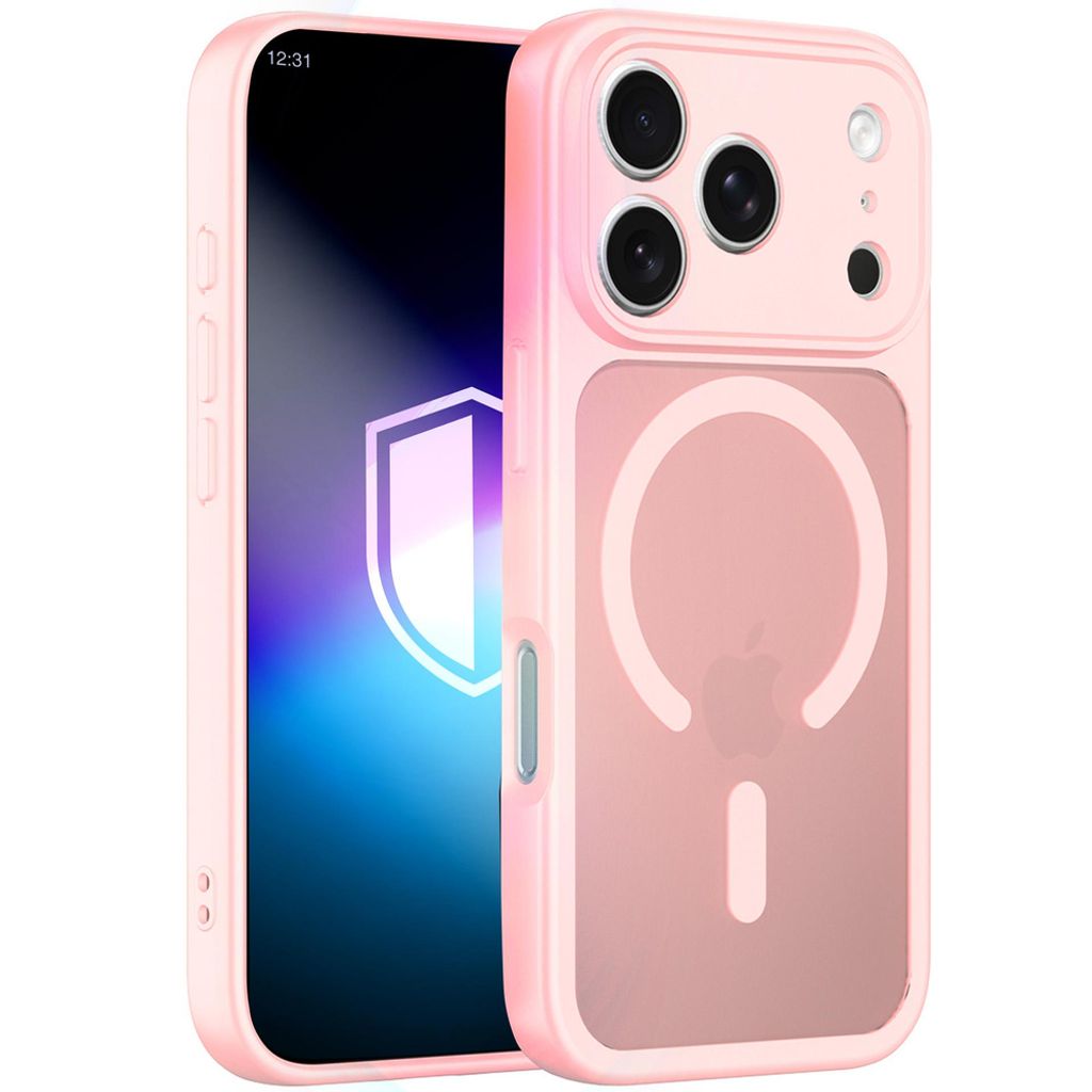 3mk Misty MagSafe Cover till iPhone 17 Pro Max - Lyserød