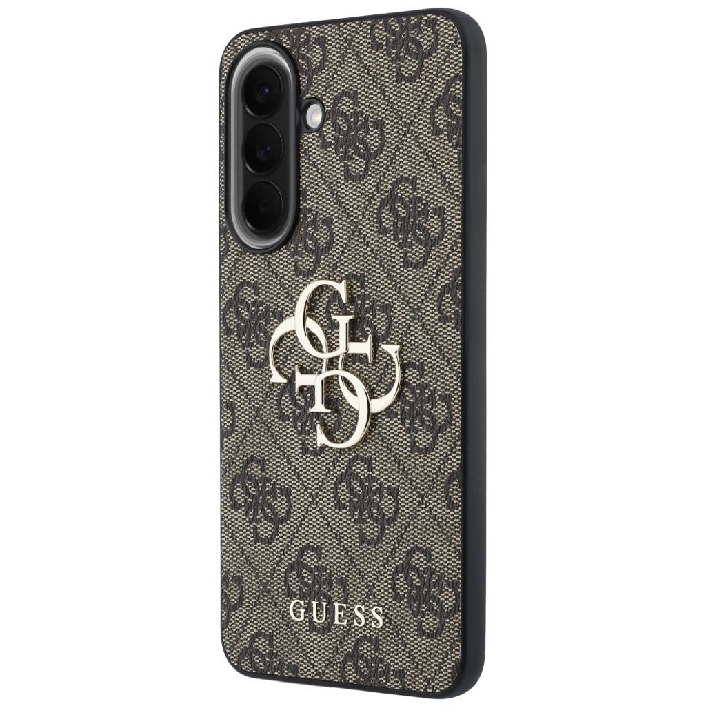 Guess Leather 4G Metal Logo Cover til Samsung Galaxy A57 5G - Brun