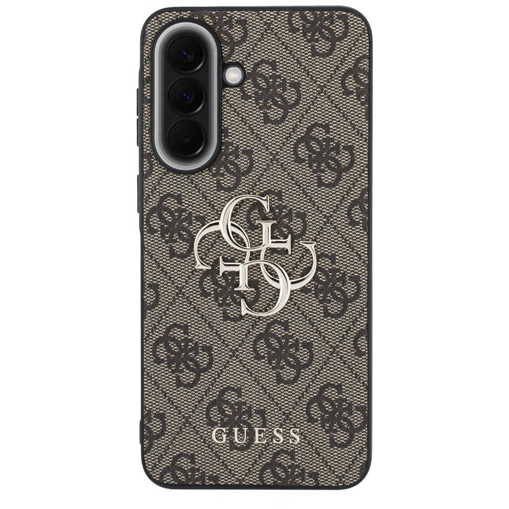 Guess Leather 4G Metal Logo Cover til Samsung Galaxy A57 5G - Brun