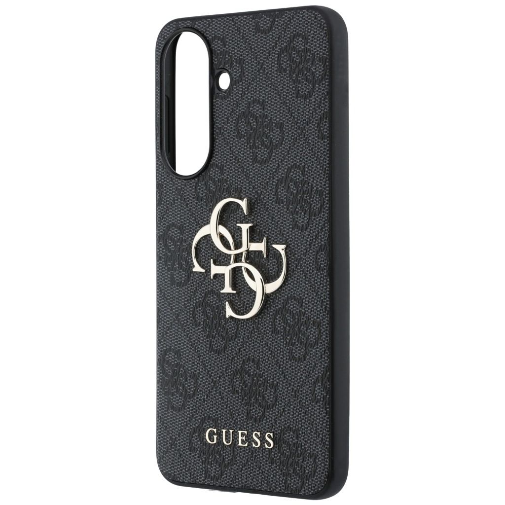 Guess Leather 4G Metal Logo Cover til Samsung Galaxy A57 5G - Sort