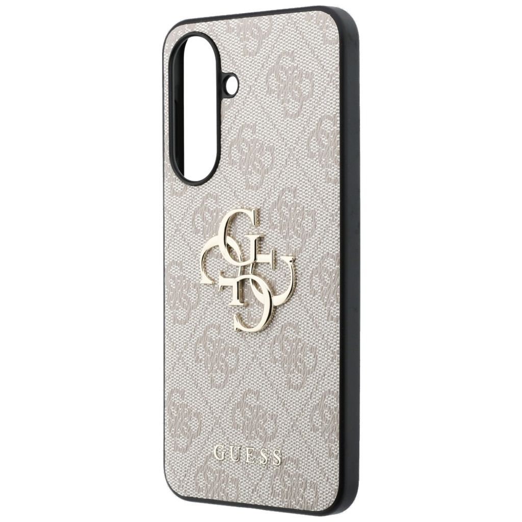 Guess Leather 4G Metal Logo Cover til Samsung Galaxy A57 5G - Lyserød