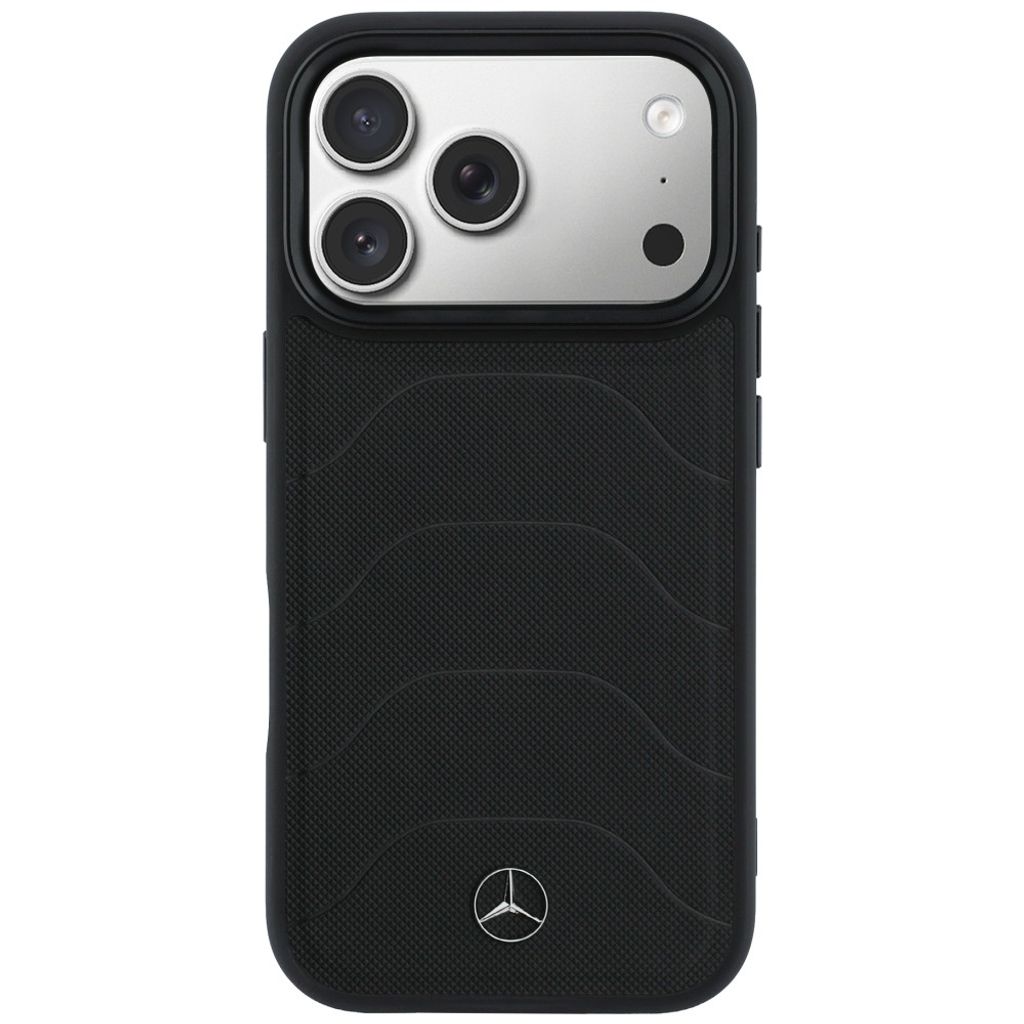 Mercedes Bow Lines MagSafe -kuori till iPhone 17 Pro - Musta