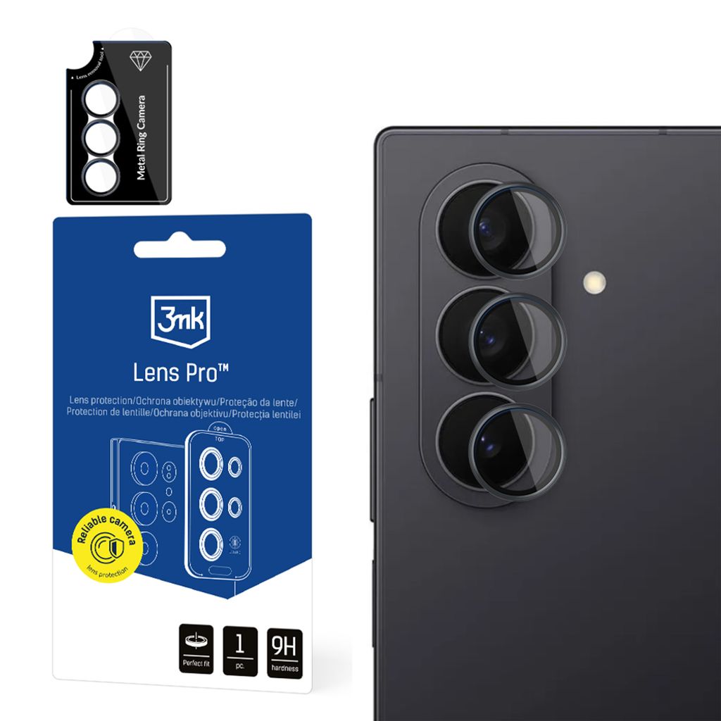 3mk Samsung Galaxy Z Fold 8 Linsebeskyttelse Pro - Sort