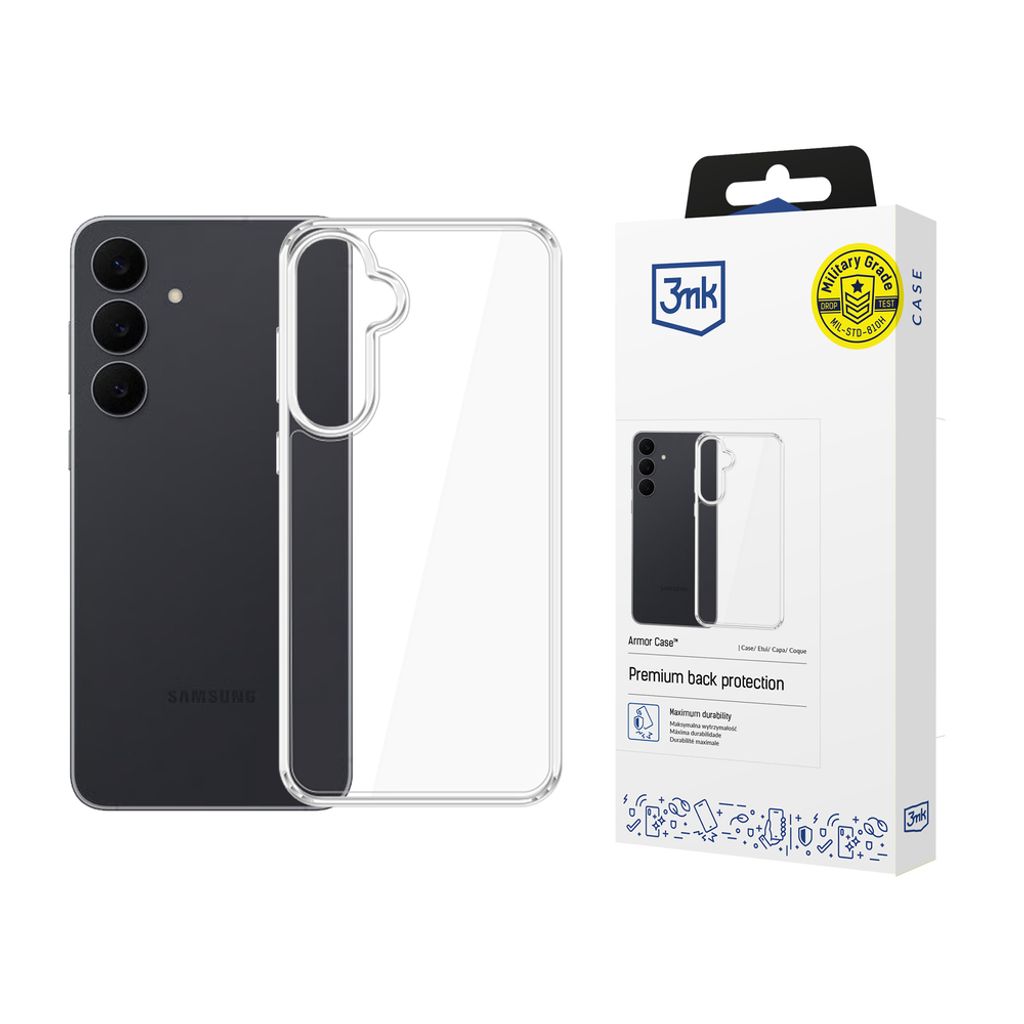 3mk Armor Skal till Samsung Galaxy S26 FE - Transparent