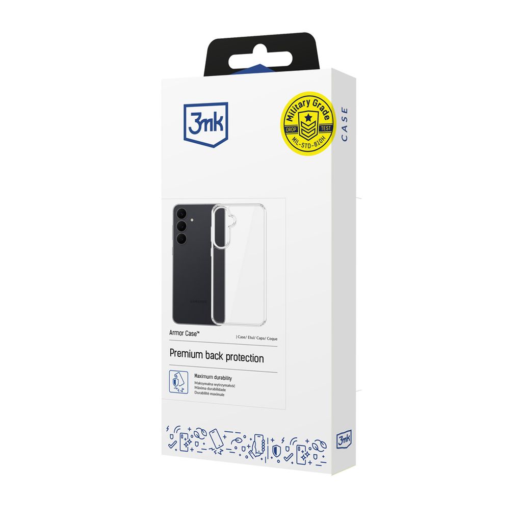 3mk Armor Skal till Samsung Galaxy S26 FE - Transparent