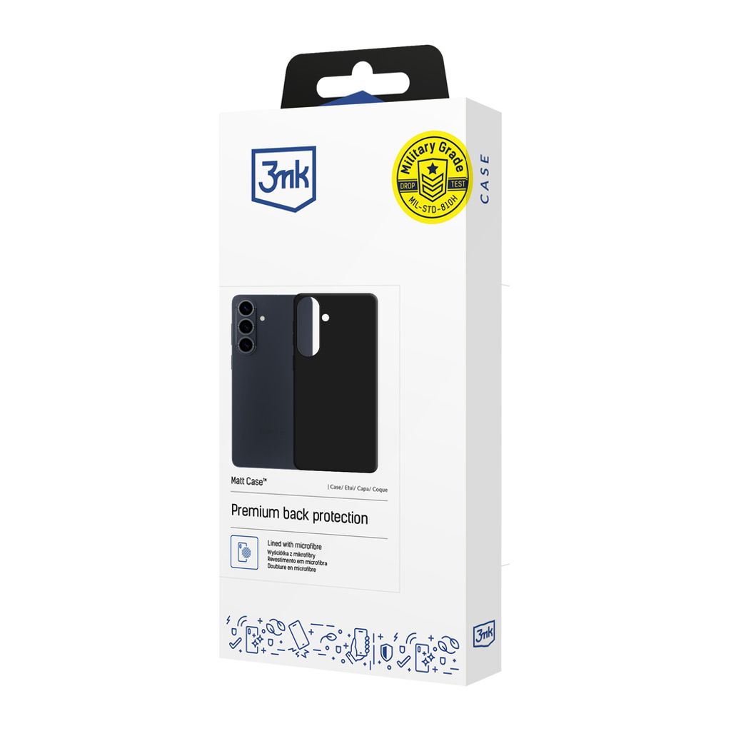 3mk Matt Skal till Samsung Galaxy S26 FE - Svart