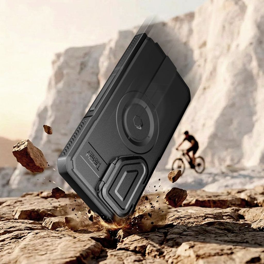 Tech-Protect Kevlar MagSafe -kuori 2-pakkaus  Samsung Galaxy S26 Ultra:lle - Musta