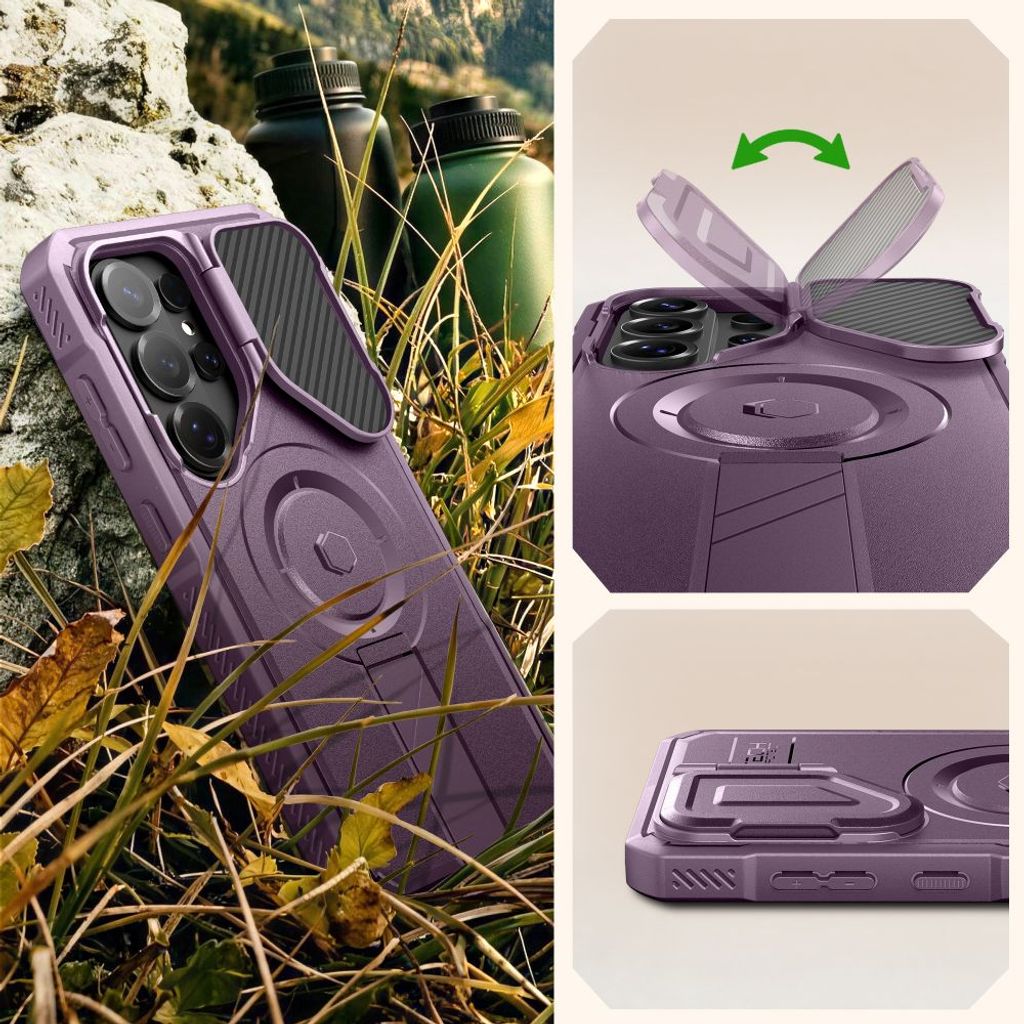 Tech-Protect Kevlar MagSafe -kuori 2-pakkaus Samsung Galaxy S26 Ultra:lle - Musta