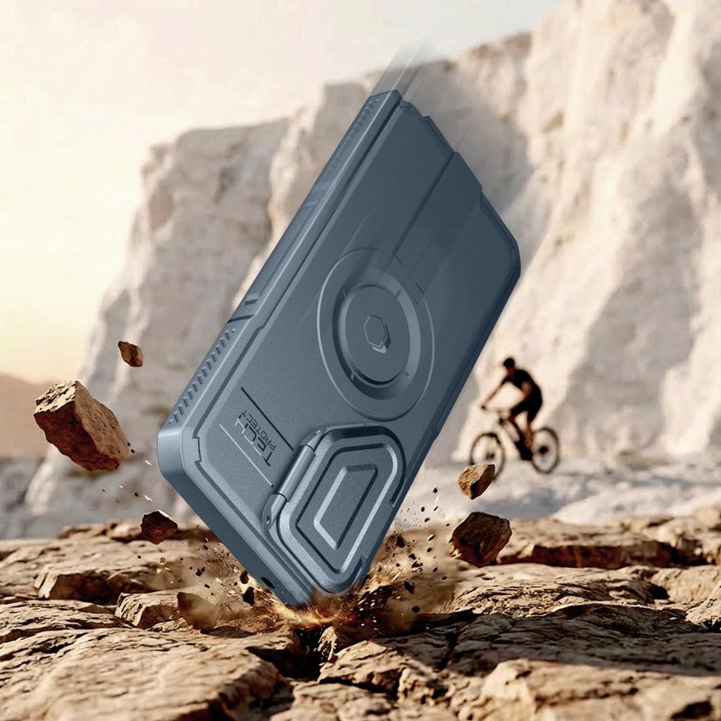 Tech-Protect Kevlar MagSafe -kuori 2-pakkaus Samsung Galaxy S26 Ultra:lle - Sininen