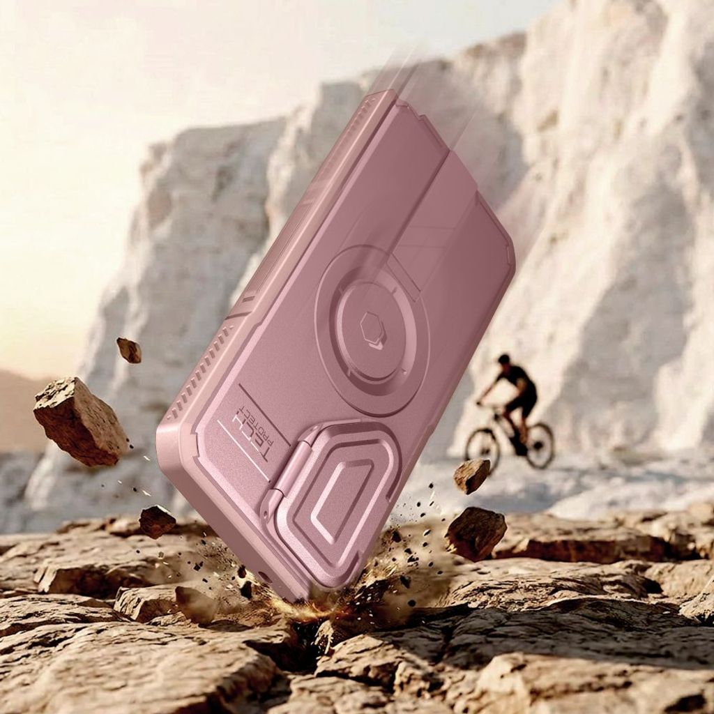 Tech-Protect Kevlar MagSafe Skal 2-pack till Samsung Galaxy S26 Ultra - Rosa