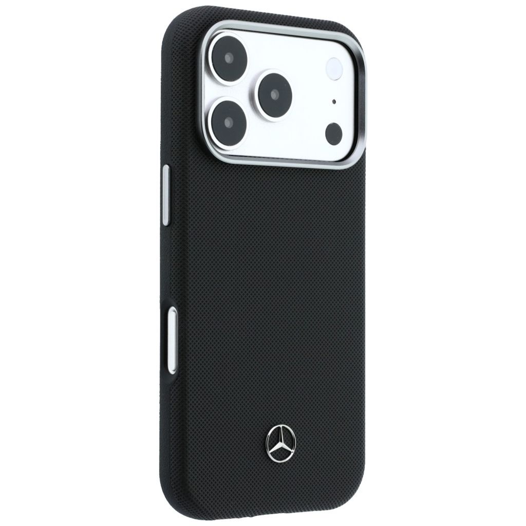 Mercedes Grill Pattern MagSafe -kuori till iPhone 17 Pro - Musta