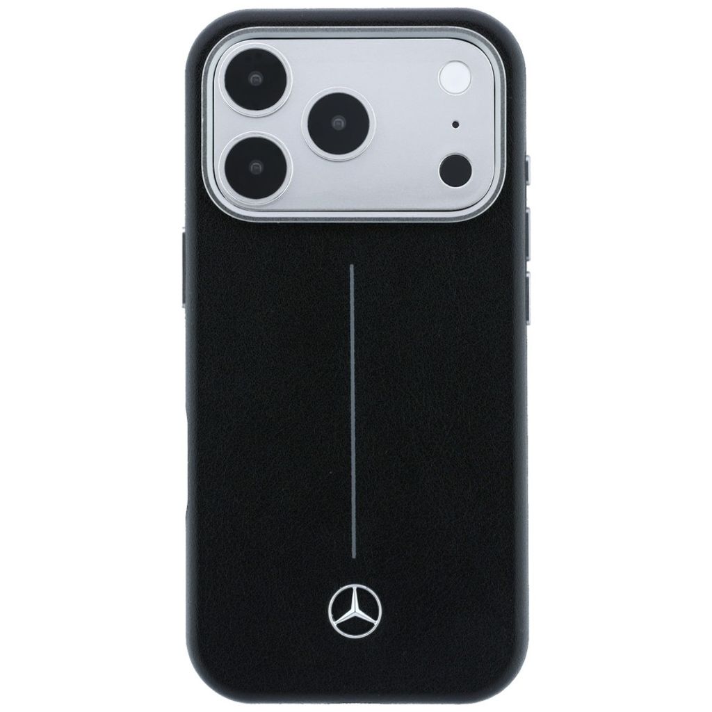 Mercedes Iconic Line MagSafe -kuori till iPhone 17 Pro - Musta