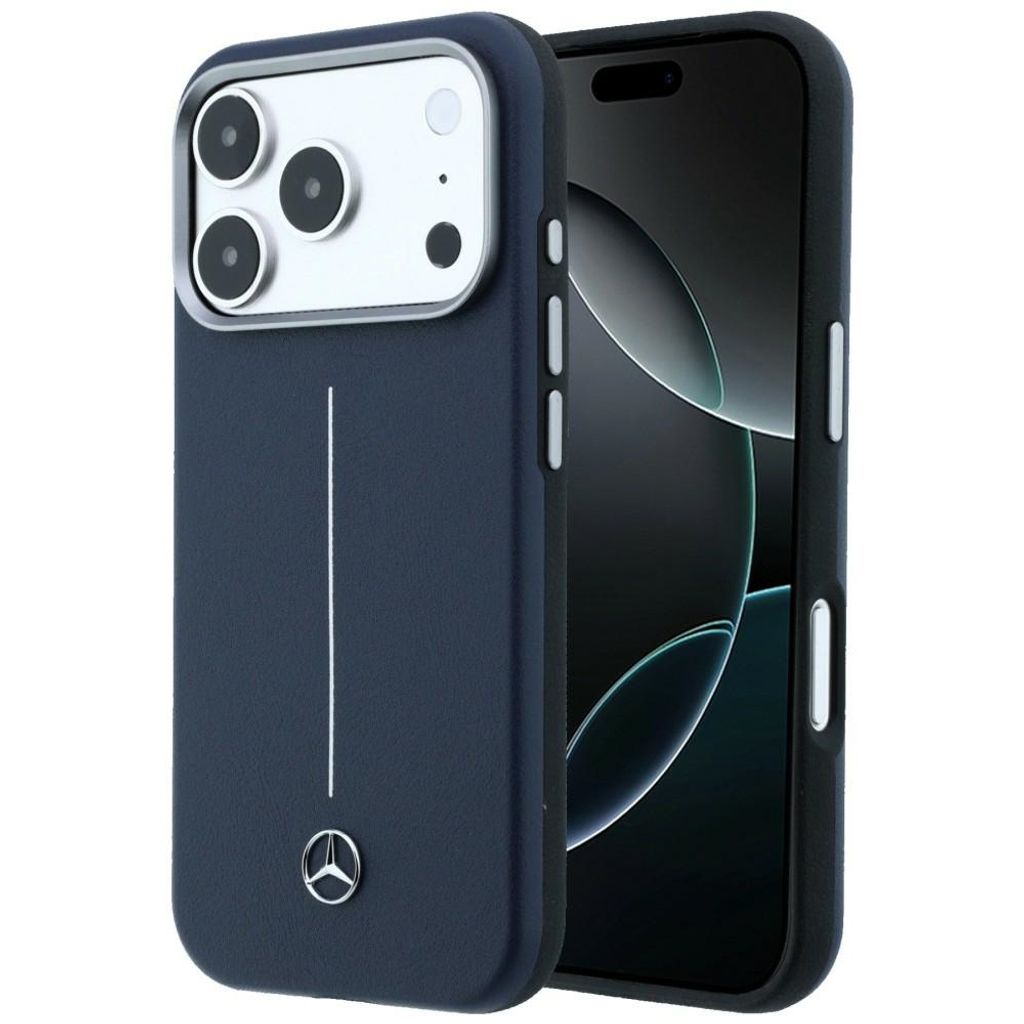 Mercedes Iconic Line MagSafe -kuori till iPhone 17 Pro - Sininen