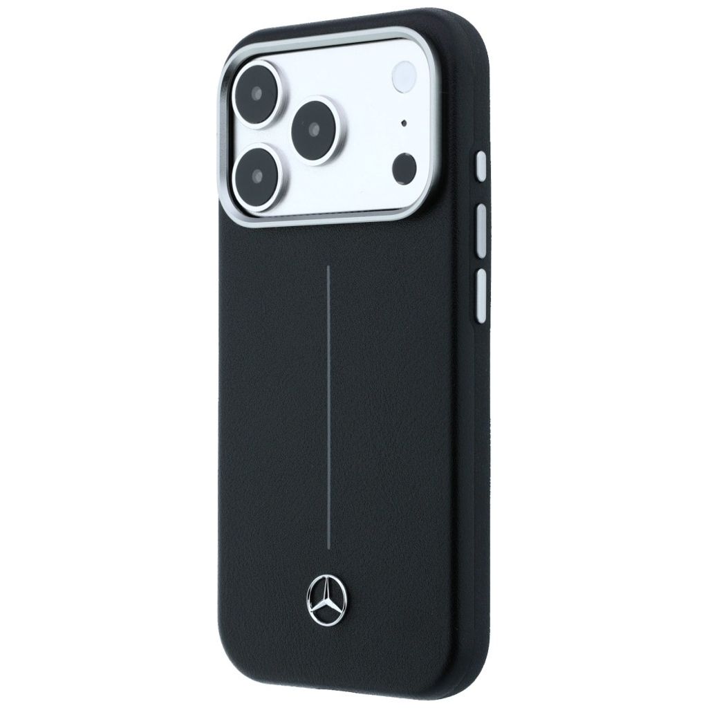 Mercedes Iconic Line MagSafe -kuori till iPhone 17 Pro Max - Musta
