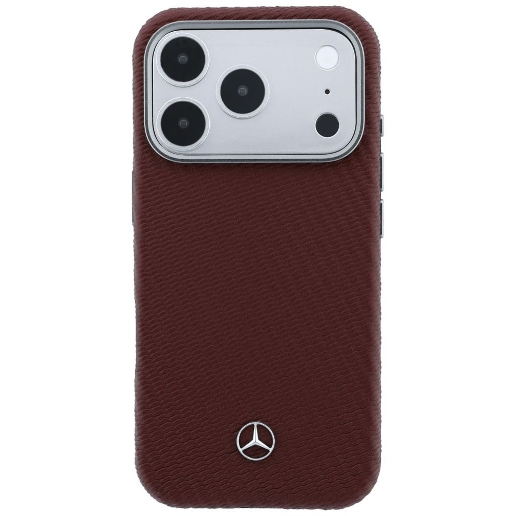 Mercedes Wood Effect MagSafe -kuori till iPhone 17 Pro - Punainen