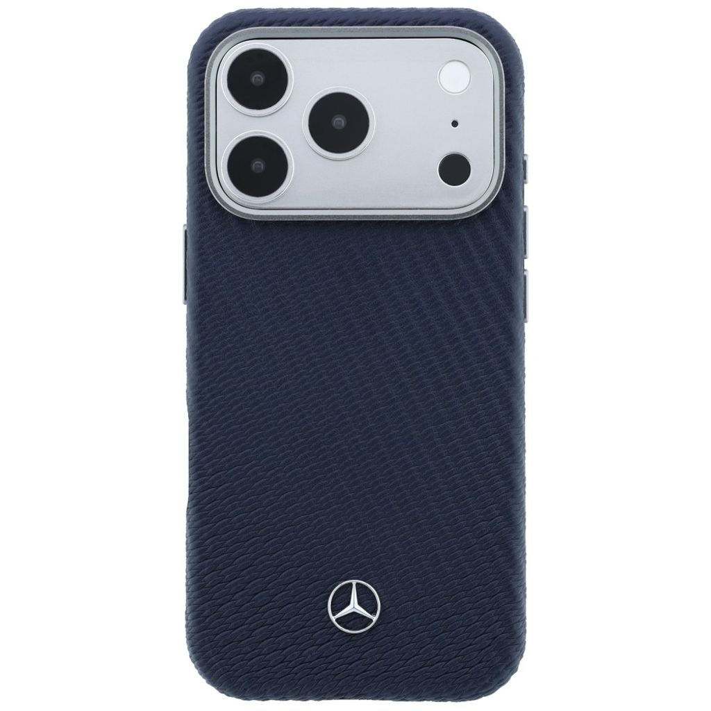 Mercedes Wood Effect MagSafe -kuori till iPhone 17 Pro Max - Sininen