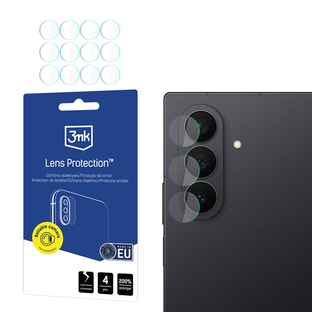 3mk Samsung Galaxy Z Fold 8 Ultra Linsebeskytter – Gjennomsiktig