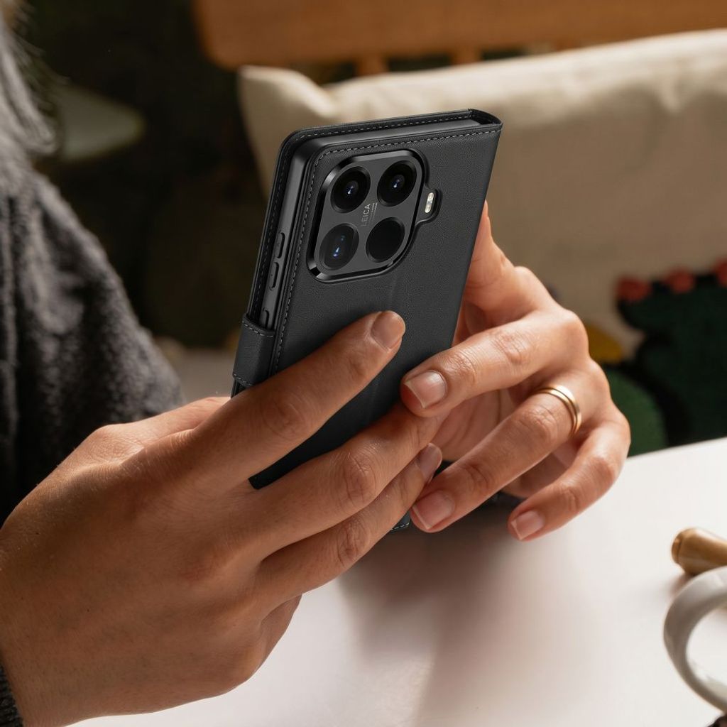 Tech-Protect Wallet -kotelo till Xiaomi 17T Pro - Musta