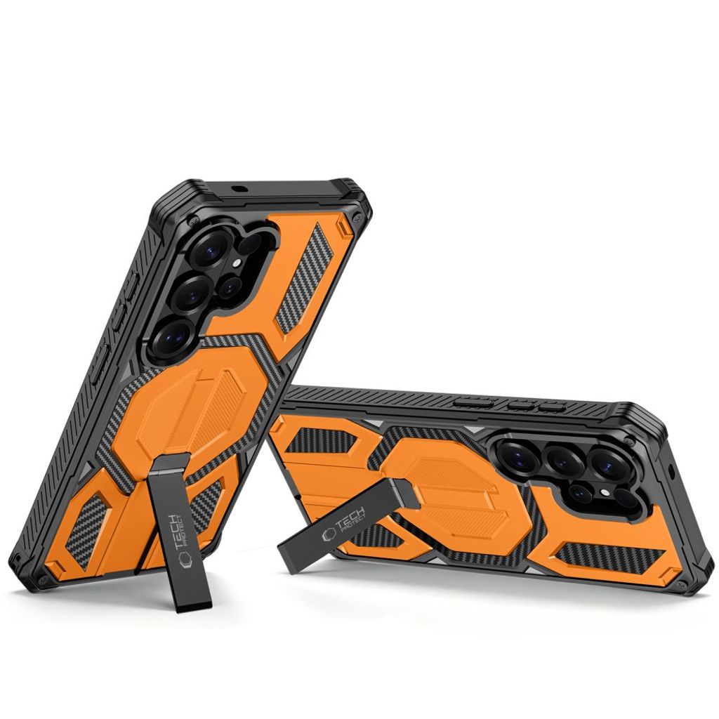 Tech-Protect Samsung Galaxy S26 Ultra MagSafe Skal + 2-pack Skärmskydd - Orange
