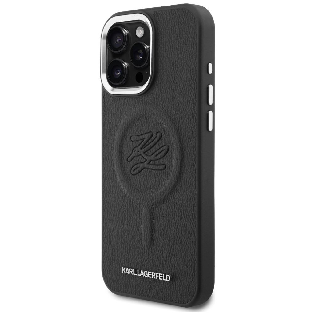 Karl Lagerfeld Embossed Ring Initials MagSafe Skal Samsung Galaxy S26 - Svart