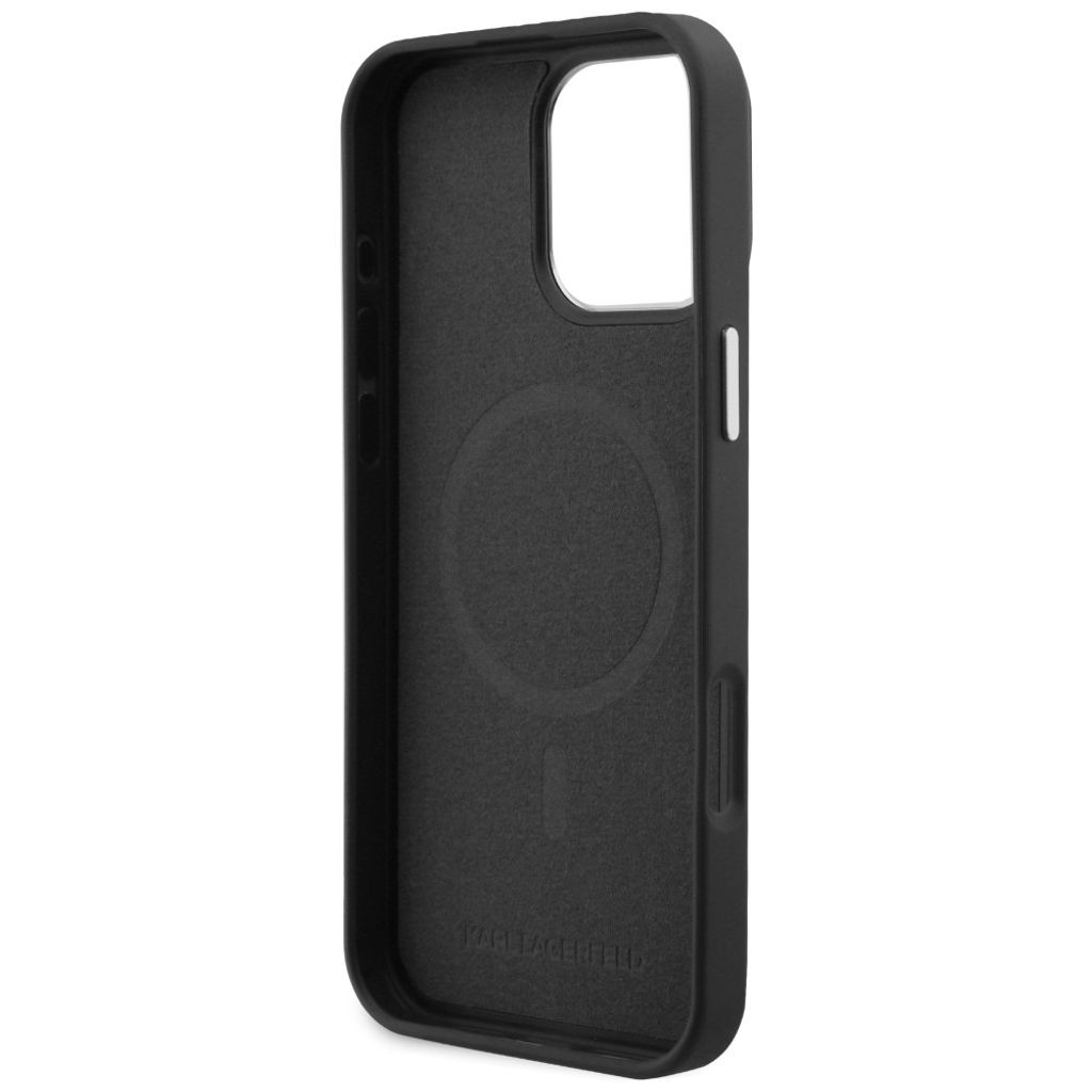 Karl Lagerfeld Embossed Ring Initials MagSafe Skal Samsung Galaxy S26 - Svart