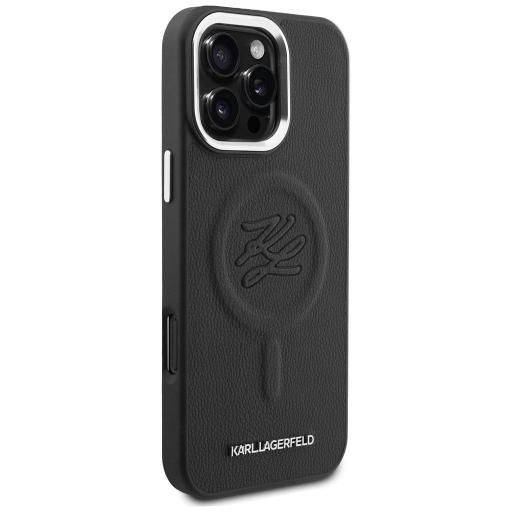 Karl Lagerfeld Embossed Ring Initials MagSafe Skal Samsung Galaxy S26 - Svart