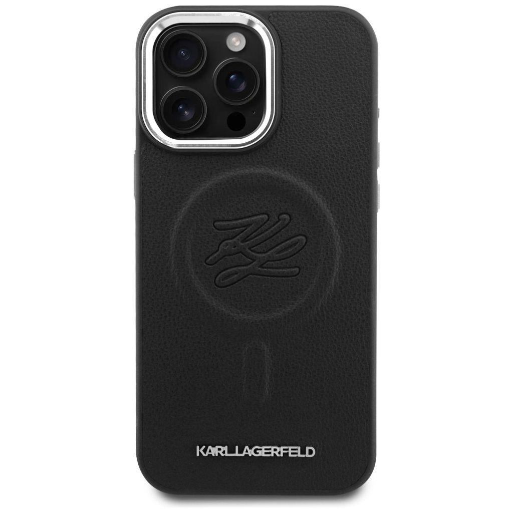 Karl Lagerfeld Embossed Ring Initials MagSafe Skal Samsung Galaxy S26 - Svart