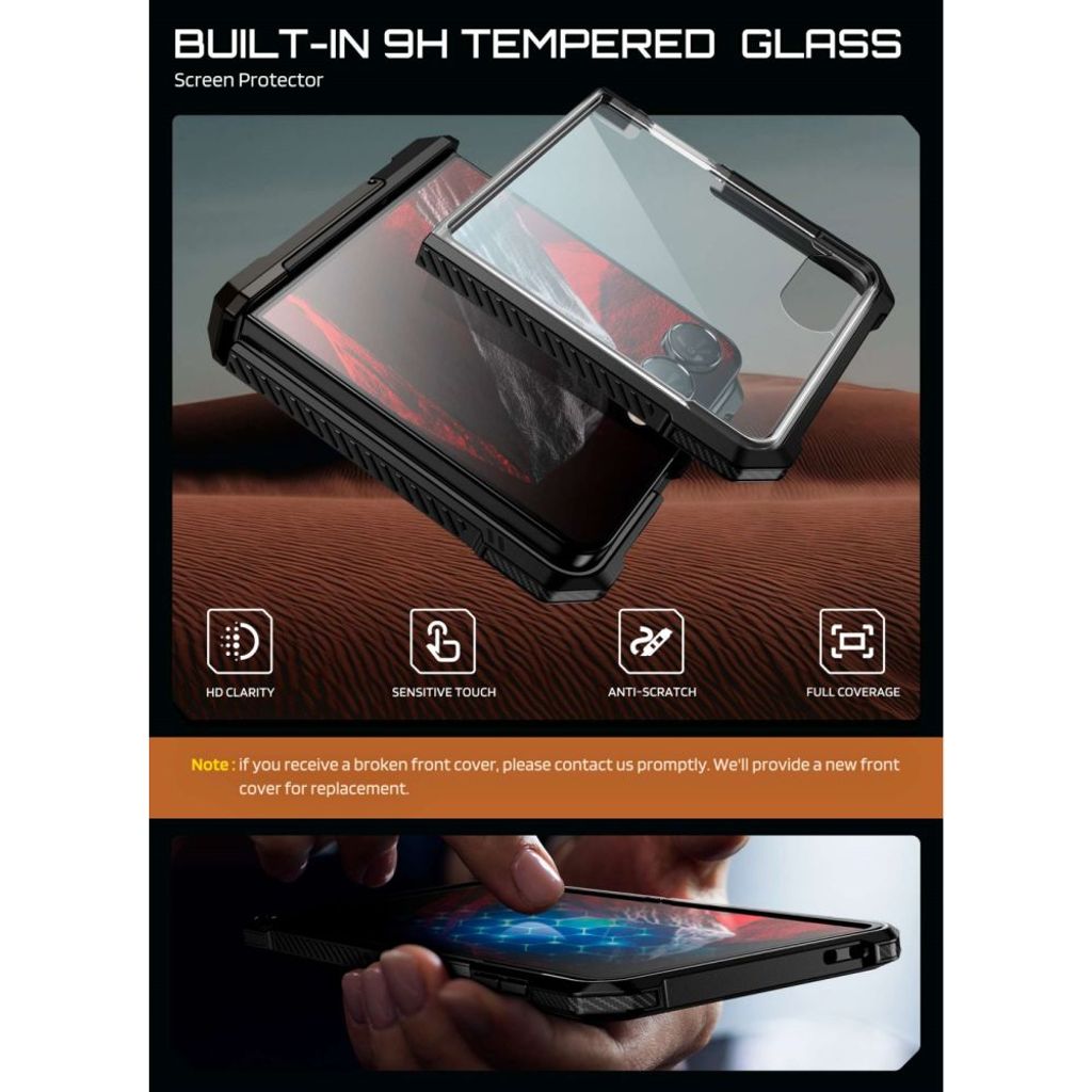 Supcase Samsung Galaxy Z Flip 8 Deksel MagSafe - Svart