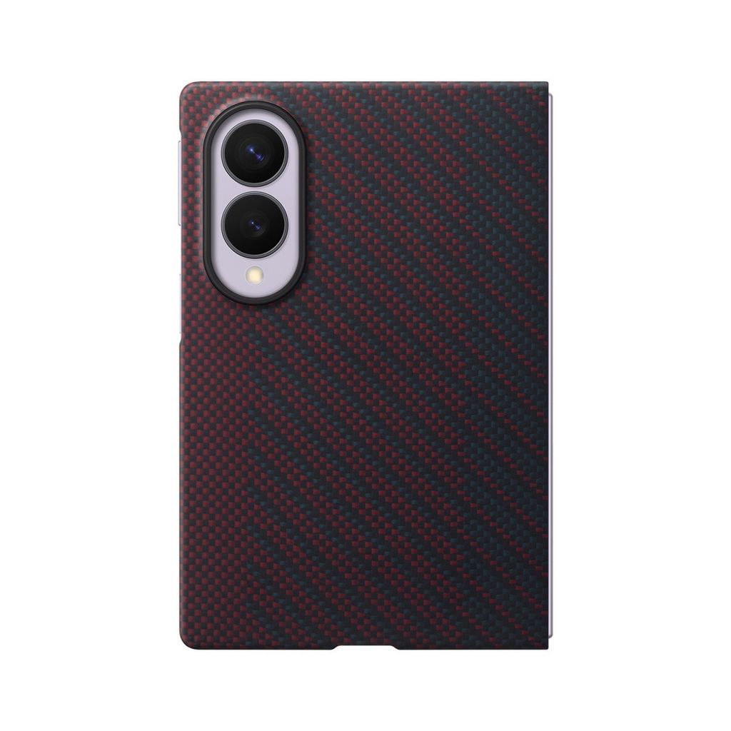 Samsung Galaxy Z Fold 8 Kuori MagSafe-yhteensopiva + 2 kalvoa – Punainen