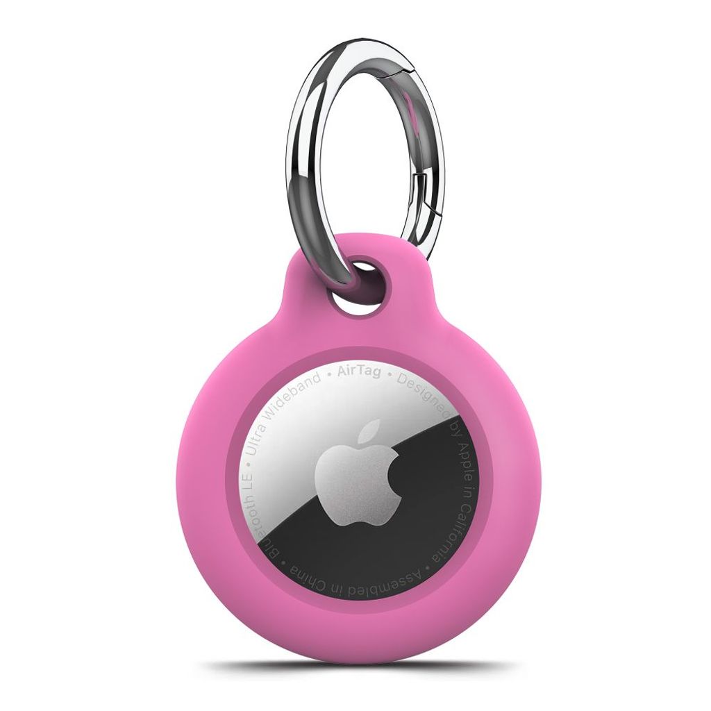 Tech-Protect Apple AirTag 1/2 nøkkelring med karabinkrok – rosa
