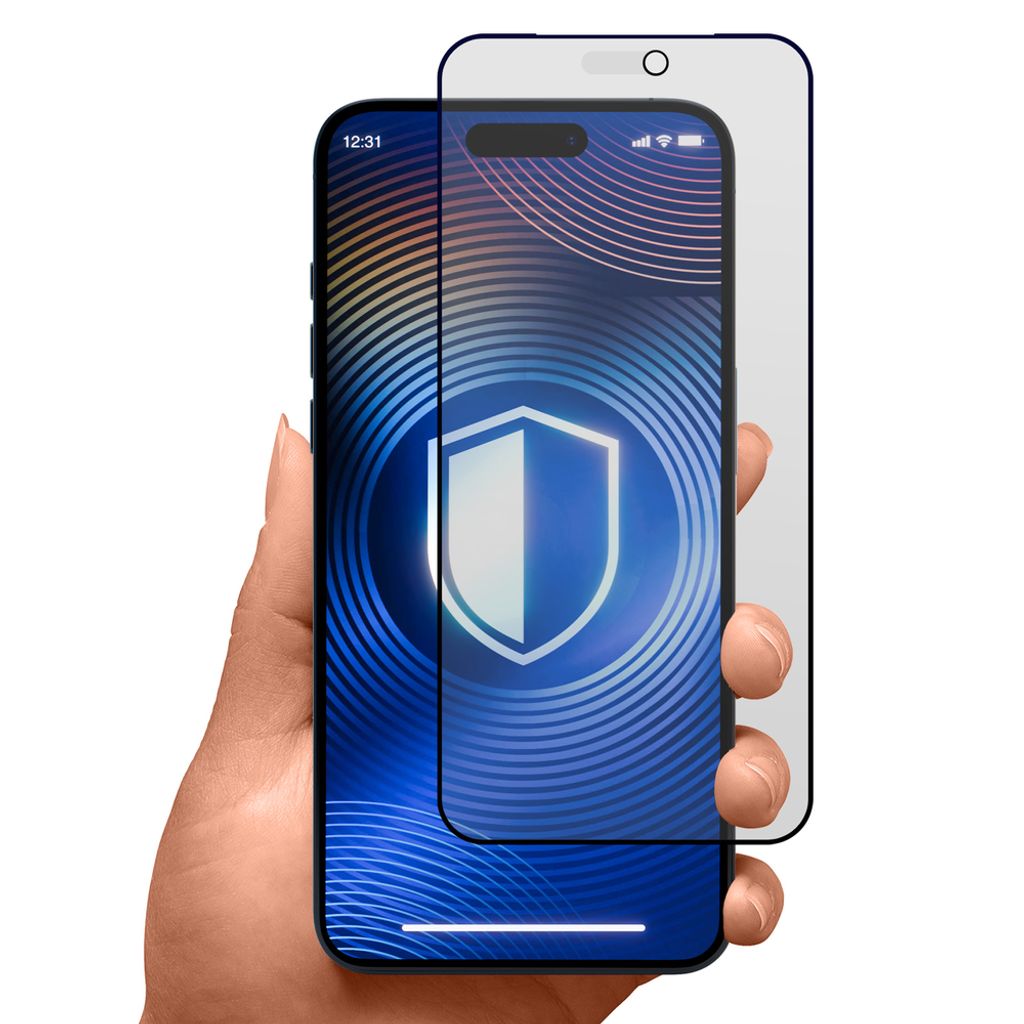 3mk HardGlass Matt Max Privacy -näytönsuoja iPhone 18 Pro Max/17 Pro Max:lle