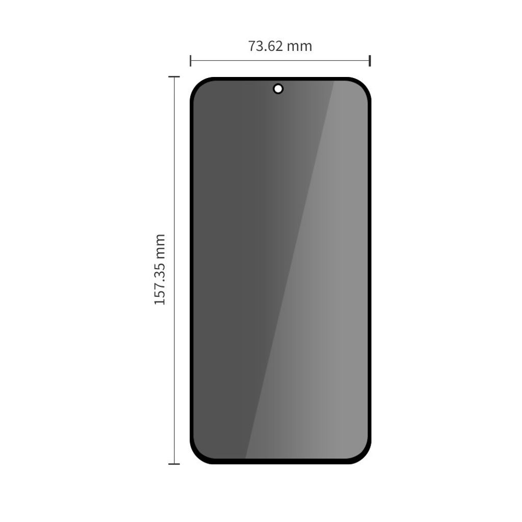 Tech-Protect Glass SPY+ Privacy Skærmbeskyttelse 2-Pak till Samsung Galaxy A27 5G