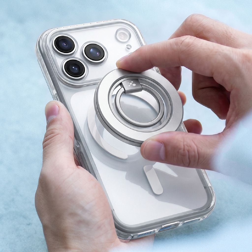 AmazingThing Titan Pro Lens MagSafe -kuori till iPhone 18 Pro - Läpinäkyvä