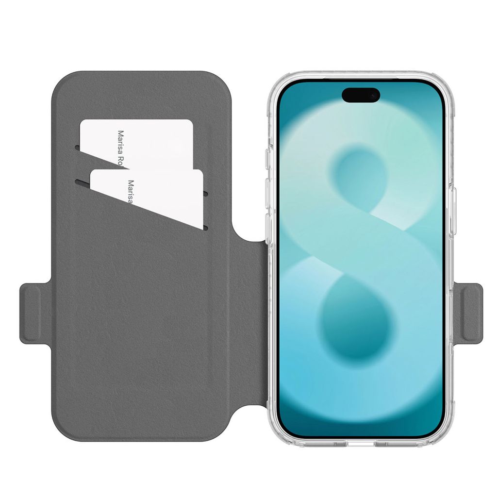 AmazingThing Titan Pro Lens Flip Set MagSafe -kuori Lompakko till iPhone 18 Pro Max - Musta