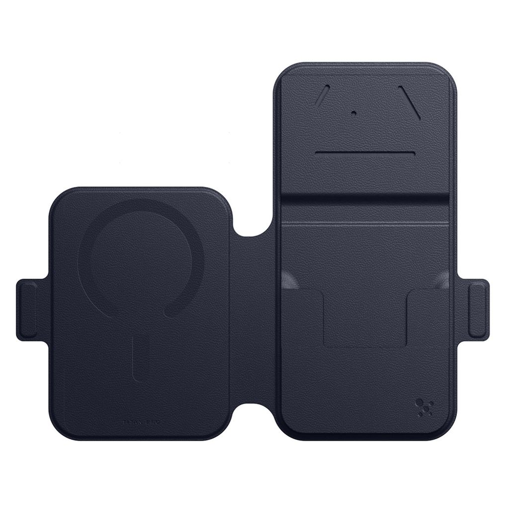 AmazingThing Titan Pro Lens Flip Set MagSafe -kuori Lompakko till iPhone 18 Pro Max - Sininen