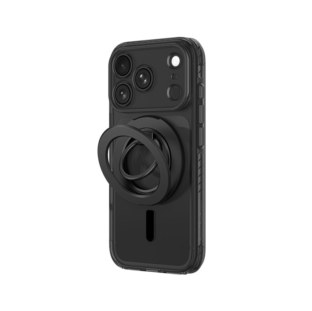 AmazingThing Titan Pro Lens Ring Set MagSafe -kuori till iPhone 18 Pro - Musta