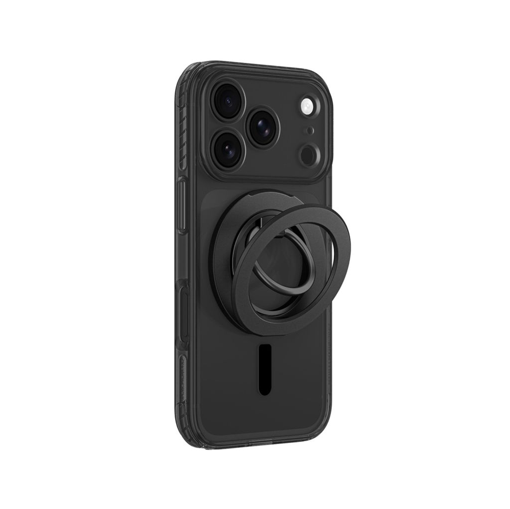 AmazingThing Titan Pro Lens Ring Set MagSafe -kuori till iPhone 18 Pro Max  - Musta