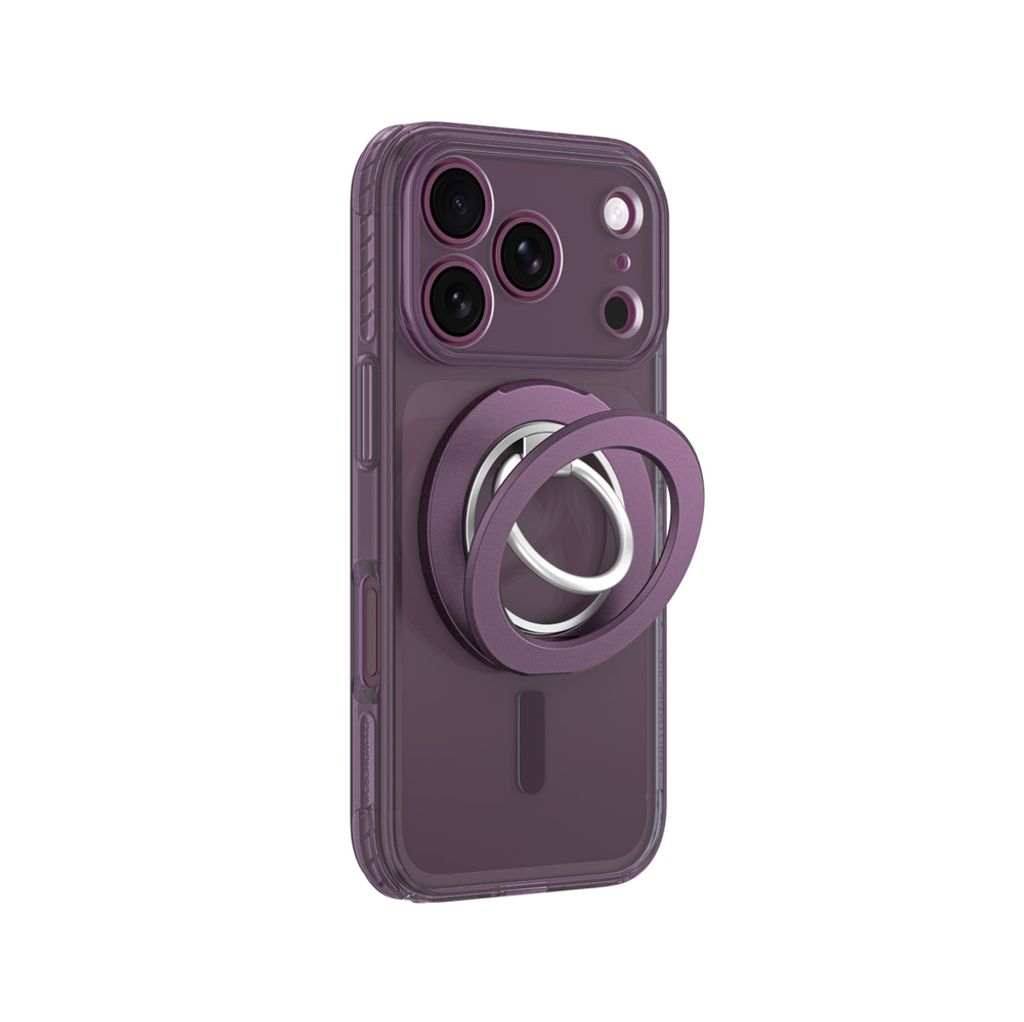 AmazingThing Titan Pro Lens Ring Set MagSafe -kuori till iPhone 18 Pro Max - Violetti