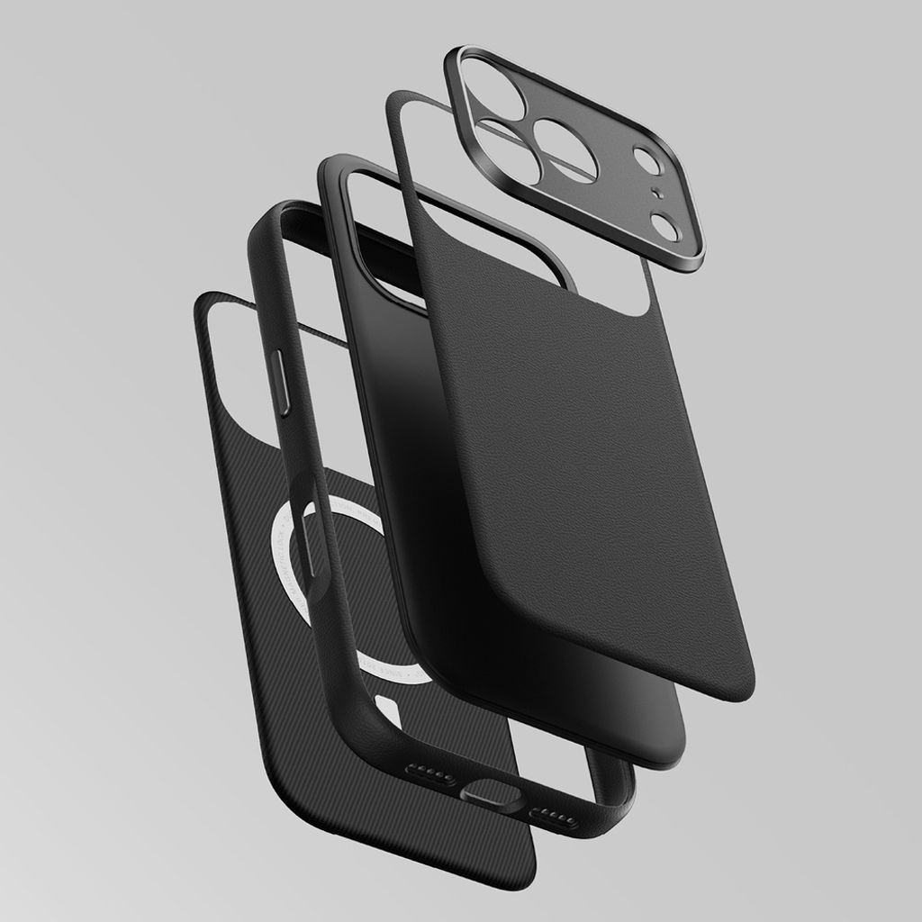 AmazingThing Glamour AllSkin MagSafe -kuori till iPhone 18 Pro Max - Musta