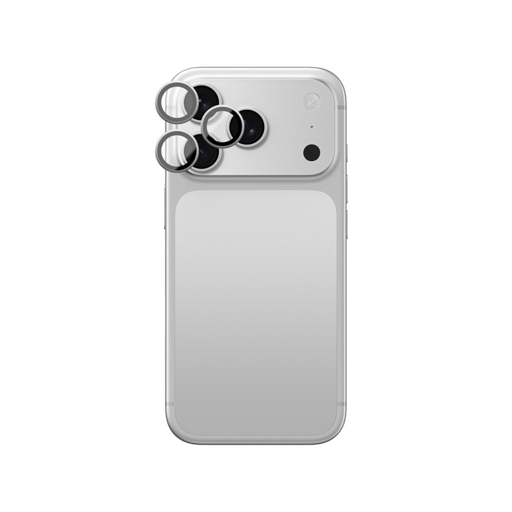 AmazingThing Titan Vision Lens Sapphire Linsebeskytter till iPhone 18 Pro/18 Pro Max - Sølv