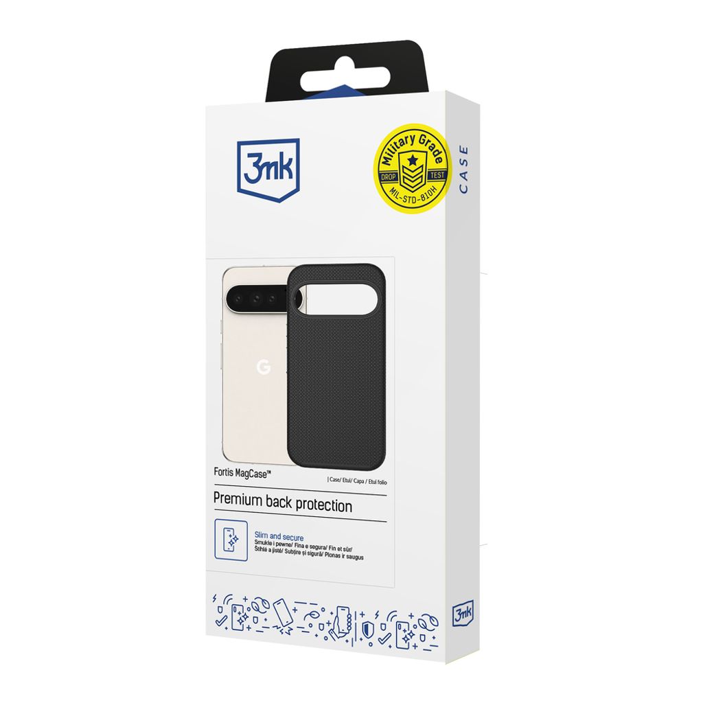 3mk Fortis MagSafe Cover till Google Pixel 11 Pro - Sort