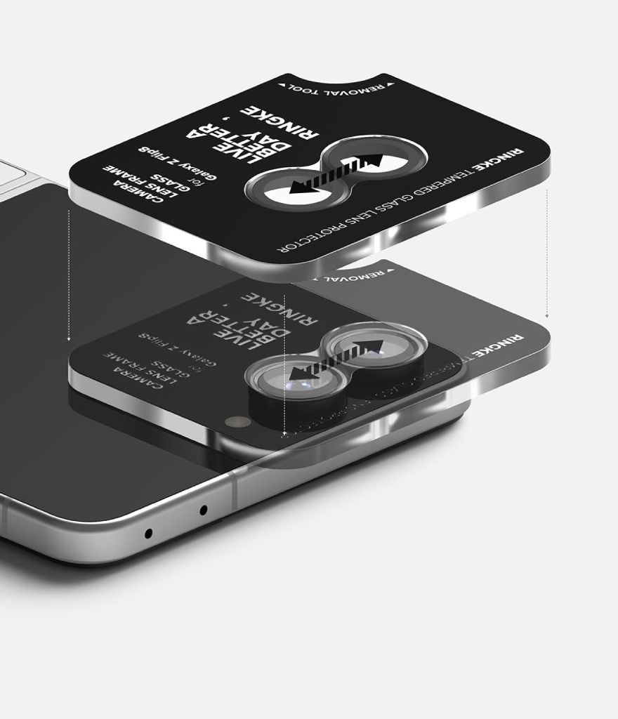 Ringke Samsung Galaxy Z Flip 8 Kameradeksel 2-pakning - Svart